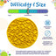 Rubber Duckies emat - Enrichment Lick Mat for Dogs and Cats - with Suction Cups | Bath Time Design | SodaPup USA Made