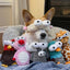 5-Pack Squeaky Dog Toys, Durable Plush Critter Set for Small to Large Dogs