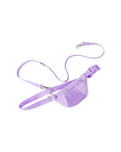 Original Hands-Free Neoprene Dog Walking Bag with 4ft Leash