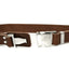 Modern Style Quick-Release Leather Dog Collar