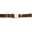 Modern Style Quick-Release Chocolate Leather Dog Collar