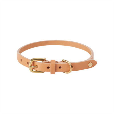 Robin Dog Collar Medium - Natural