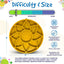 Sunflower eTray Shallow Slow Feeder Dog Bowl for Enrichment | USA Made