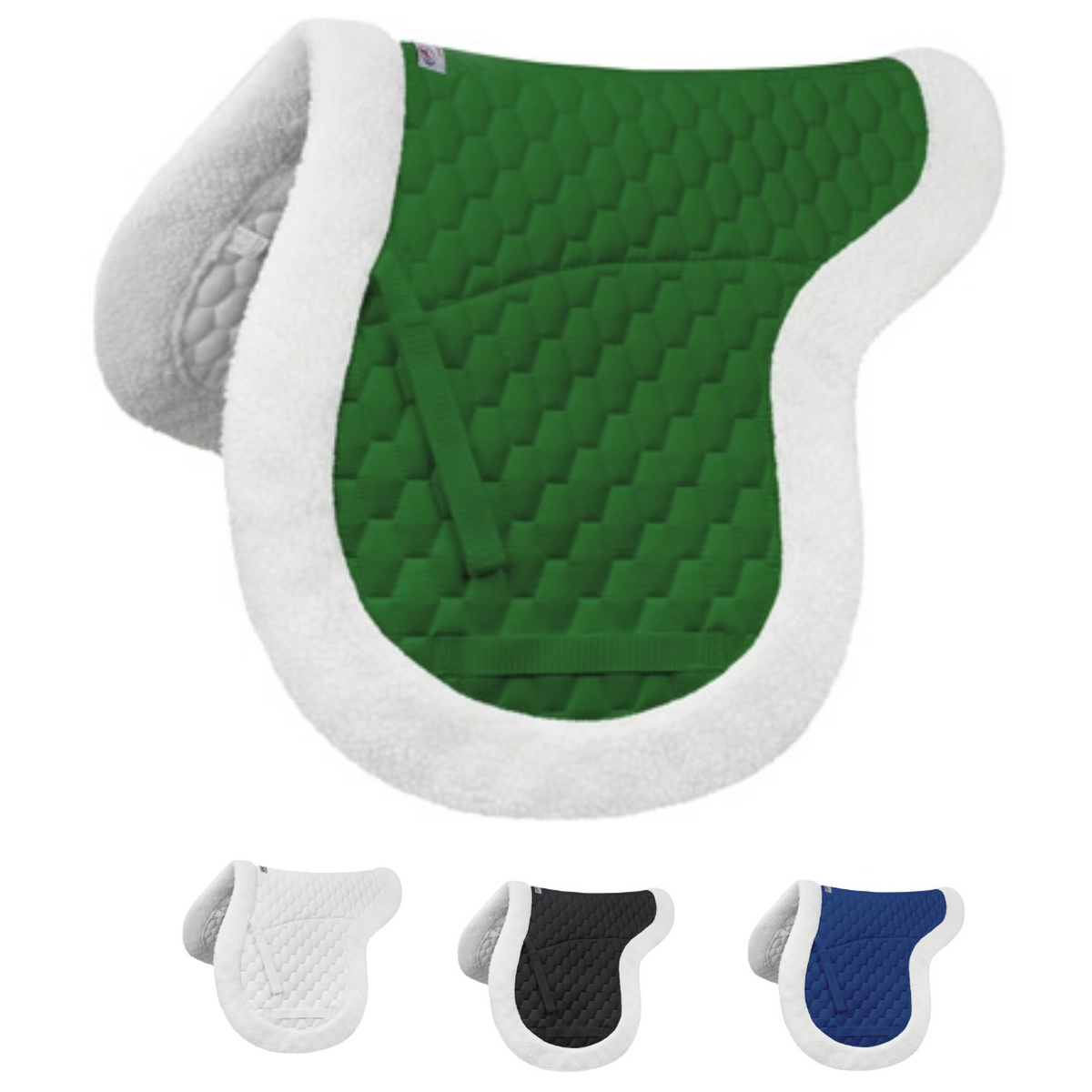 Derby Originals Fleece Padded Contour All Purpose English Saddle Pad