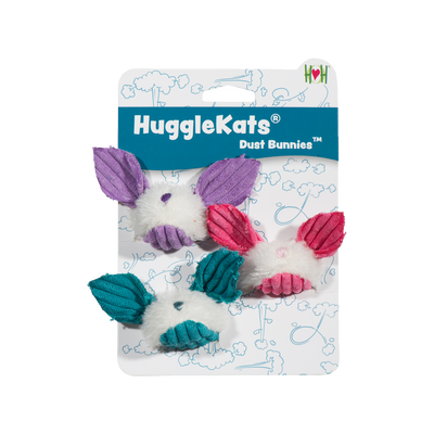 HuggleKats® Dust Bunnies Cat Toys, 3 Pack