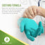 Dynarex AloeTex Latex Gloves w/ Aloe, Green - 100ea/bx, 10bxs/cs (1000 Count)