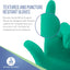 Dynarex Sterile Nitrile Surgical Gloves, Powder-Free, Blue - 50pairs/bx, 4bxs/cs (200 Count)