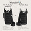 HydroBag® HANDLE®- Black Matte with Vegan Leather Trimmed Strap