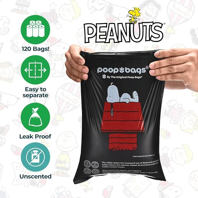 Wholesale Snoopy® Leash Roll Poop Bags