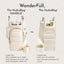 HydroBag® HANDLE® - Ivory Lacquer with Solid Vegan Leather Trimmed Strap