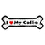 I Love My Dog Car Magnet: Breeds A - K