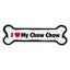 I Love My Dog Car Magnet: Breeds A - K