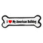 I Love My Dog Car Magnet: Breeds A - K
