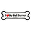 I Love My Dog Car Magnet: Breeds A - K