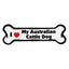 I Love My Dog Car Magnet: Breeds A - K