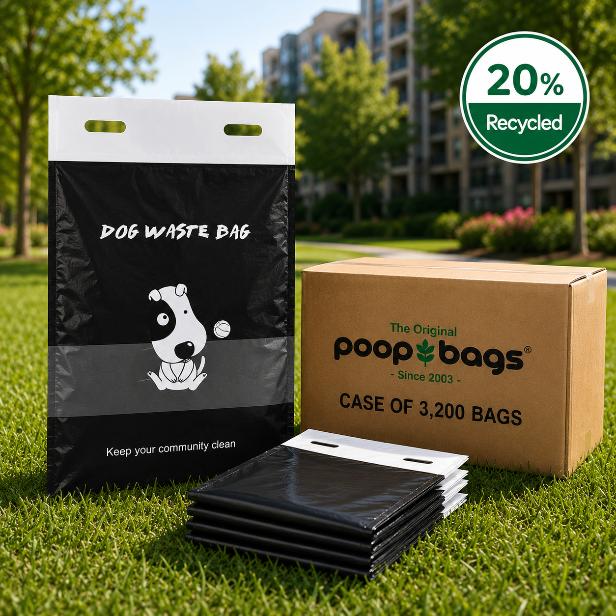 20% Recycled Header Bags