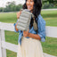HydroBag® HANDLE® - Sage Green with Solid Vegan Leather Trimmed Strap