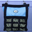 CuteNFuzzy Rabbit & Guinea Pig Hay Bag Feeder with Super Tough Bottom® Design | 15 Feeding Openings | Small 10" x 11" x 3" Hanging Hay Feeder | Less Waste, Cleaner Cage | Made in USA Design