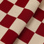 Red Checker | Dog Bed with Cover