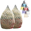 Derby Originals 42” Superior Slow Feed Soft Mesh Hanging Hay Net for Horses - Set of 2