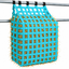Tahoe Web Gate Slow Feed Hay Feeder – 2" Openings, Easy-Fill, Quick Strap Mounting, Holds 6–7 Flakes, Durable & Dust-Draining with Super Tough Bottom