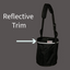 Derby Originals Heavy Duty PVC Mesh Reflective Feed Bag With Extra Comfort Noseband Padding No Spill Flap Design