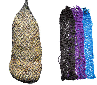 Derby Originals 56” Ultra Slow Feed 1.5" Holes Hay Net Holds about 4 Flakes for Horses
