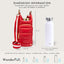 Poppy Red HydroBag® with Red & White Striped Strap