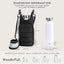 Black Matte HydroBag® with Silver Strap