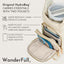 HydroBag® HANDLE® - Ivory Lacquer with Solid Vegan Leather Trimmed Strap