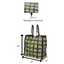 Easy Feeder 4 Sided Hay Bag – 3.5" x 3" Rectangular Openings – Moderate Slow Feed – 1-Year Warranty | Patented Design