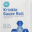 MedPride Krinkle Gauze Roll, Cotton Wound Dressing Sterile Wraps – 6-Ply, 4.5''x4.1 Yds. Case of 100