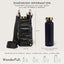 Black Shiny HydroBag® with Gold Hardware