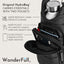 Navy Blue Shiny HydroBag® with Matching Solid Navy Strap