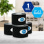 MedPride Kinesiology Tape – Black 2”x5M Latex-Free Athletic Tape for Pain Relief, Injured Muscle Support, 24/Box, Case of 6 (144 Count)