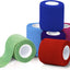 Medpride Self-Adherent Wrap, 3"x5" yds. - Rainbow - Latex Free - 16 rolls/Box, Case of 16 (256 Count)