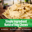 ValueBull USA Collagen Chips Dog Chews, Natural Long-Lasting Dog Treats, 100 Count