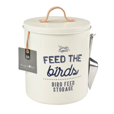 Burgon & Ball® Feed the Birds Tin, Stone