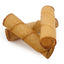 ValueBull USA Pig Skin Twist Rolls, 4-5 Inch, Smoked, 50 Count