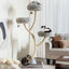 70" Tall Metal Cat Tree Tower with 3 Plush Perches & Sisal Scratching Posts