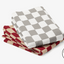 Red Checker | Dog Bed with Cover