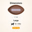 FreezFootball - Tough Enrichment Football Toy