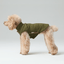 Reversible Dog Vest Jacket - Green Brown