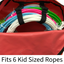 Horse and Calf Roping 3 Ropes Carry Bag Custom Designed with Reflective and Overlay Trim by Tahoe Tack