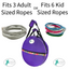 Horse and Calf Roping 3 Ropes Carry Bag Custom Designed with Reflective and Overlay Trim by Tahoe Tack