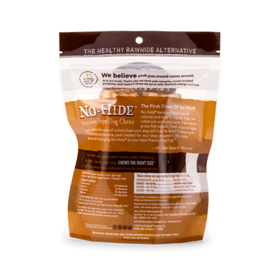 Earth Animal No Hide Small Venison Dog Rolls (2pk) (2.4oz)