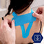 MedPride Kinesiology Tape – Blue 2”x5M Latex-Free Athletic Tape for Pain Relief, Injured Muscle Support, 24/Box, Case of 6 (144 Count)