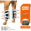 NeoAlly 3-in-1 Long Rear Leg Hock Brace - Rigid and Spring Inserts | Safety Reflective Straps [Long Version] (Pair)
