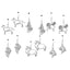 Recycled Sterling Dog Breed Earrings