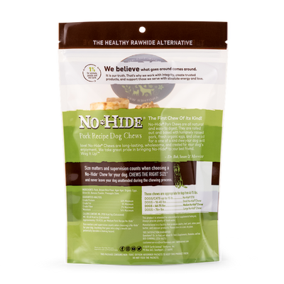 Earth Animal No Hide Medium Pork Dog Rolls (2pk) (4.2oz)